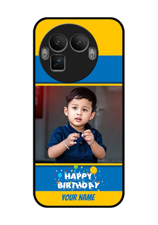 Realme GT 8 Pro Custom Glass Phone Case - Birthday Wishes Design