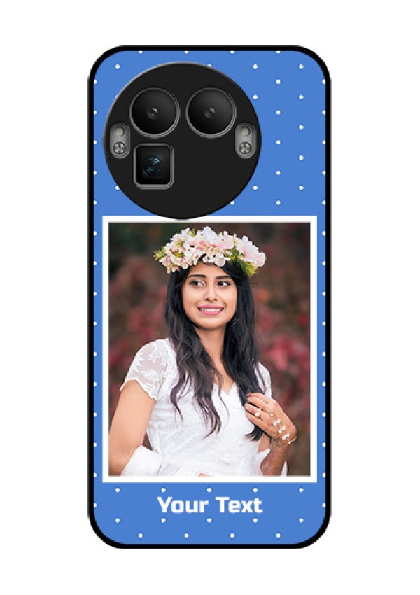 Realme GT 8 Pro Custom Glass Phone Case - Polka Dots Design