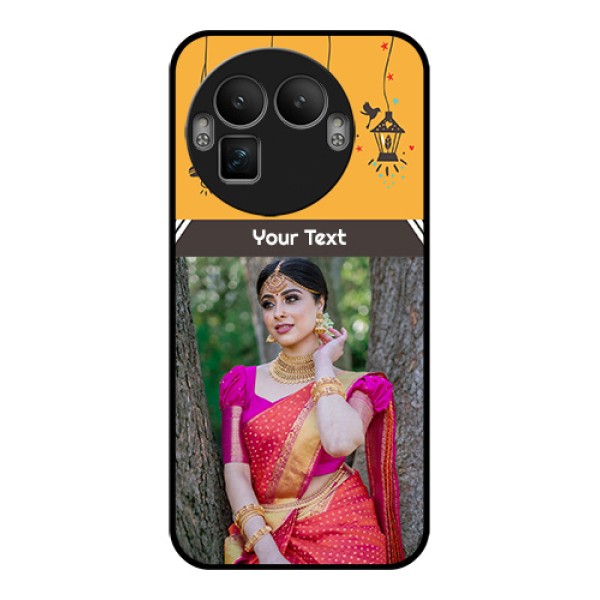 Realme GT 8 Pro Custom Glass Phone Case - With Family Picture And Icons