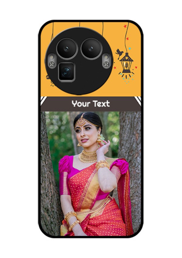 Realme GT 8 Pro Custom Glass Phone Case - With Family Picture And Icons