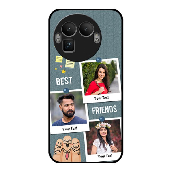 Realme GT 8 Pro Custom Glass Phone Case - Sticky Frames And Friendship Design Realme GT 8 Pro Custom Glass Phone Case - Sticky Frames And Friendship Design