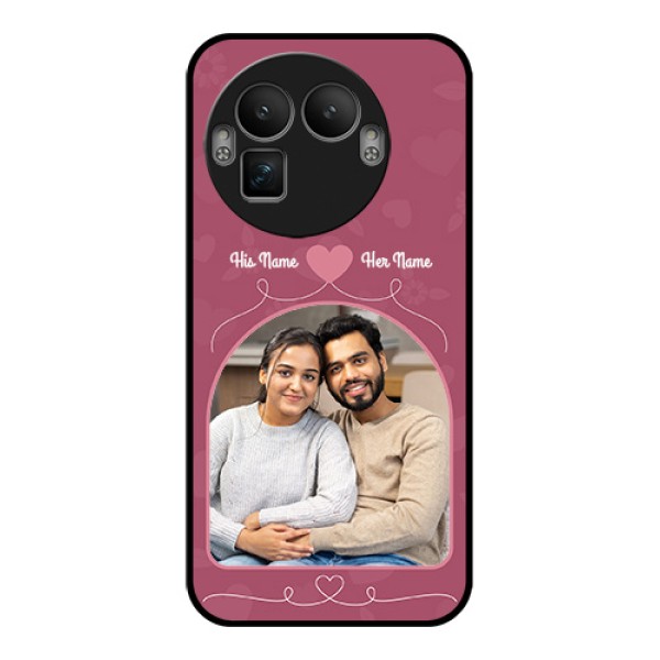 Realme GT 8 Pro Custom Glass Phone Case - Love Floral Design