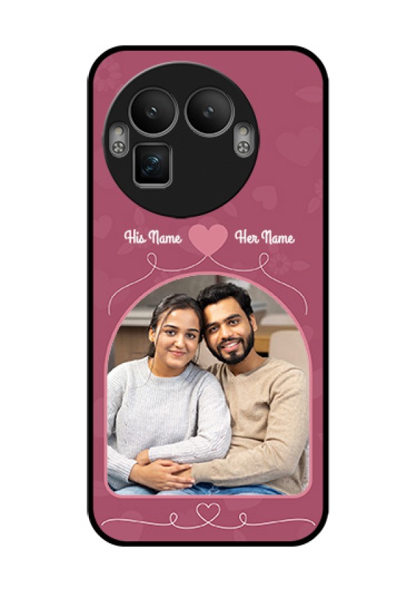 Realme GT 8 Pro Custom Glass Phone Case - Love Floral Design