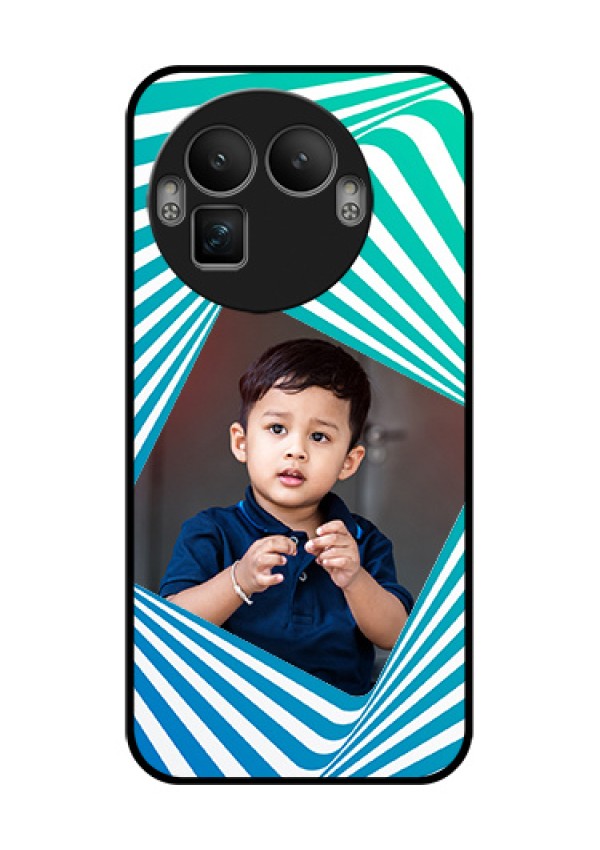 Realme GT 8 Pro Custom Glass Phone Case - Abstract Spiral Design