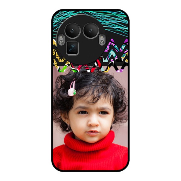 Realme GT 8 Pro Custom Glass Phone Case - Neon Abstract Design
