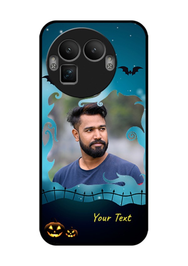 Realme GT 8 Pro Custom Glass Phone Case - Halloween Frame Design