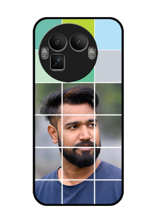 Realme GT 8 Pro Custom Glass Phone Case - With White Box Pattern