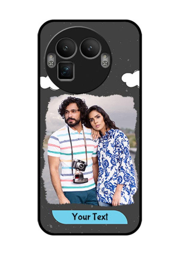 Realme GT 8 Pro Custom Glass Phone Case - Splashes With Love Doodles Design