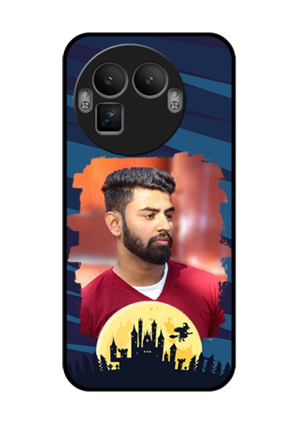 Realme GT 8 Pro Custom Glass Phone Case - Halloween Witch Design