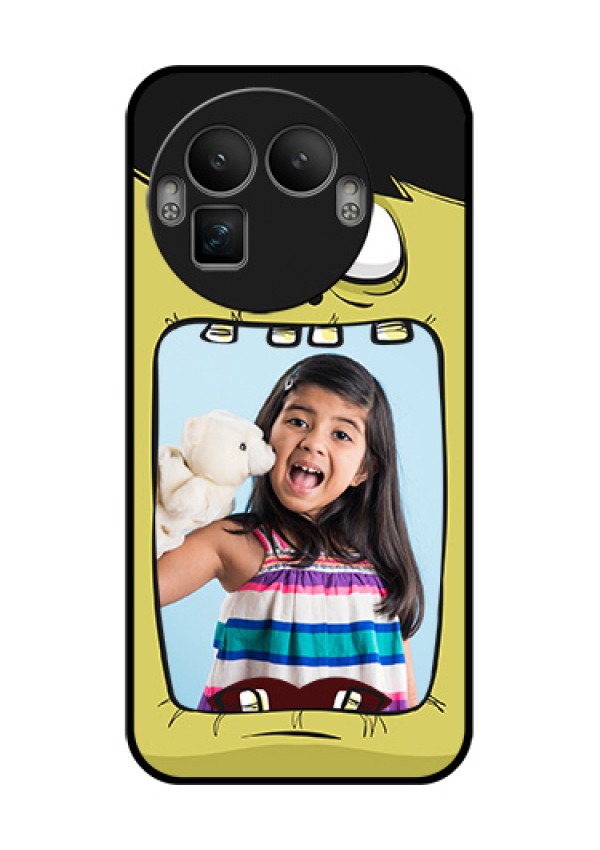 Realme GT 8 Pro Custom Glass Phone Case - Cartoon Monster Back Case Design