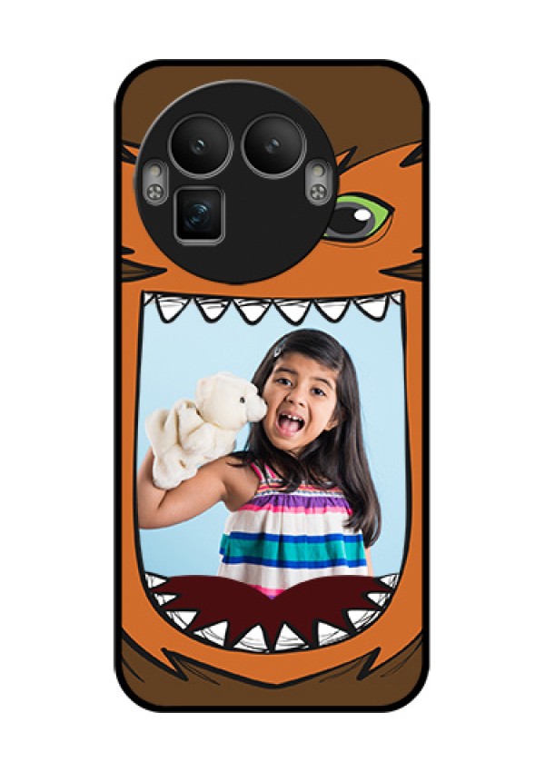 Realme GT 8 Pro Custom Glass Phone Case - Owl Monster Back Case Design