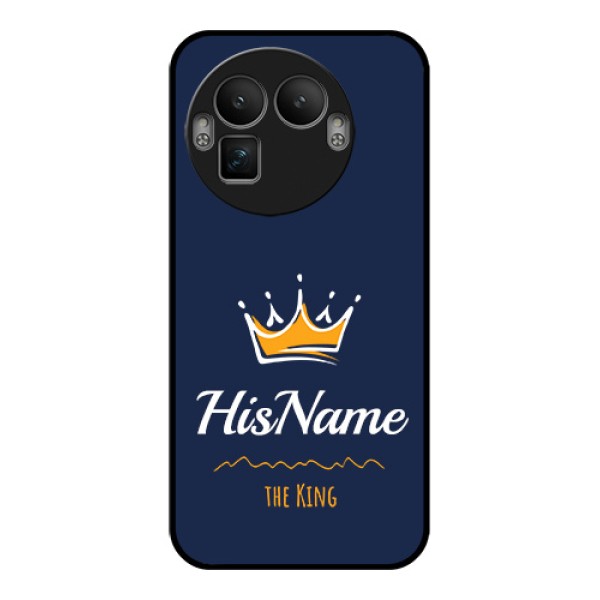 Realme GT 8 Pro Custom Glass Phone Case - King With Name Design