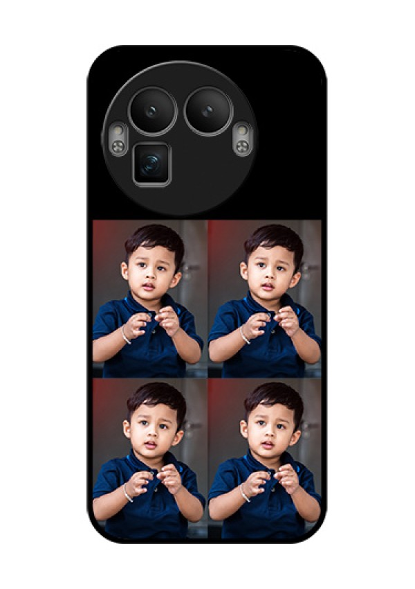 Realme GT 8 Pro Custom Glass Phone Case - 4 Image Holder Design
