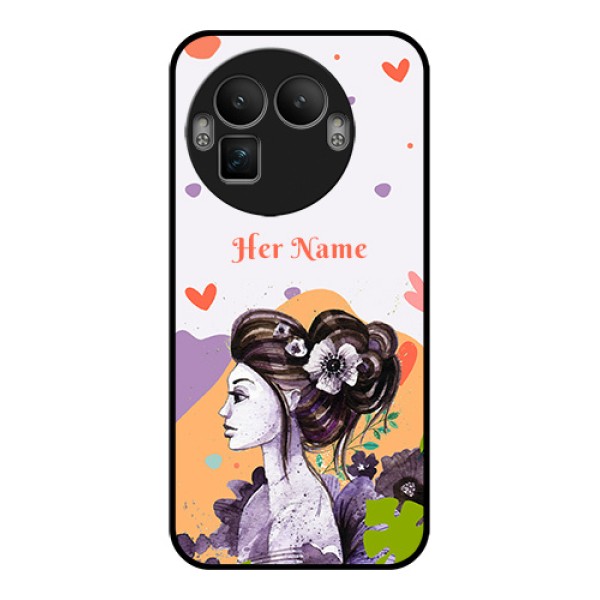 Realme GT 8 Pro Custom Glass Phone Case - Woman And Nature Design Realme GT 8 Pro Custom Glass Phone Case - Woman And Nature Design