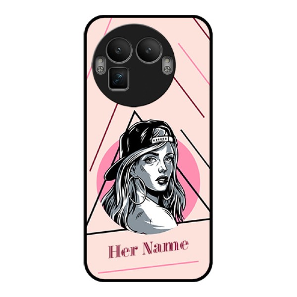 Realme GT 8 Pro Custom Glass Phone Case - Rockstar Girl Design