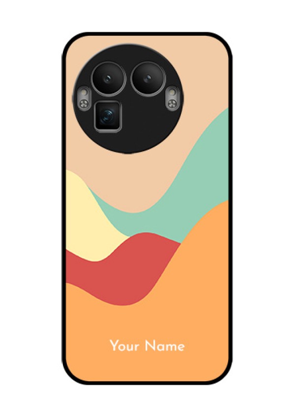 Realme GT 8 Pro Custom Glass Phone Case - Ocean Waves Multi - Colour Design