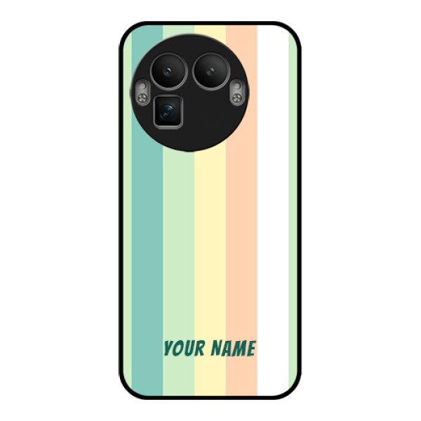 Realme GT 8 Pro Custom Glass Phone Case - Multi - Colour Stripes Design Realme GT 8 Pro Custom Glass Phone Case - Multi - Colour Stripes Design