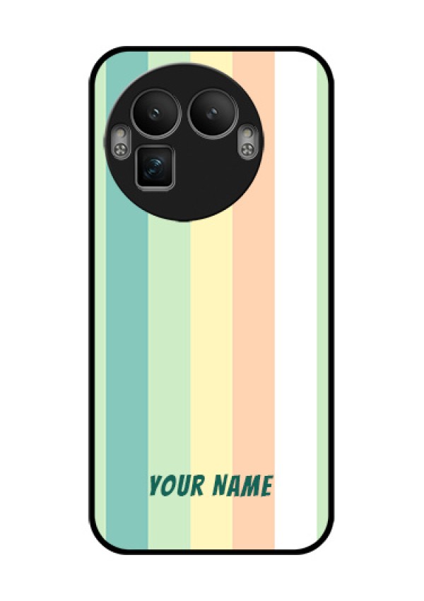 Realme GT 8 Pro Custom Glass Phone Case - Multi - Colour Stripes Design