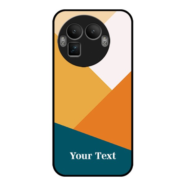 Realme GT 8 Pro Custom Glass Phone Case - Stacked Multi - Colour Design