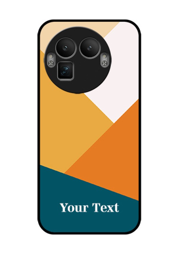 Realme GT 8 Pro Custom Glass Phone Case - Stacked Multi - Colour Design
