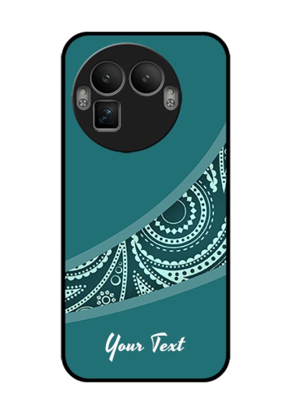 Realme GT 8 Pro Custom Glass Phone Case - Semi Visible Floral Design