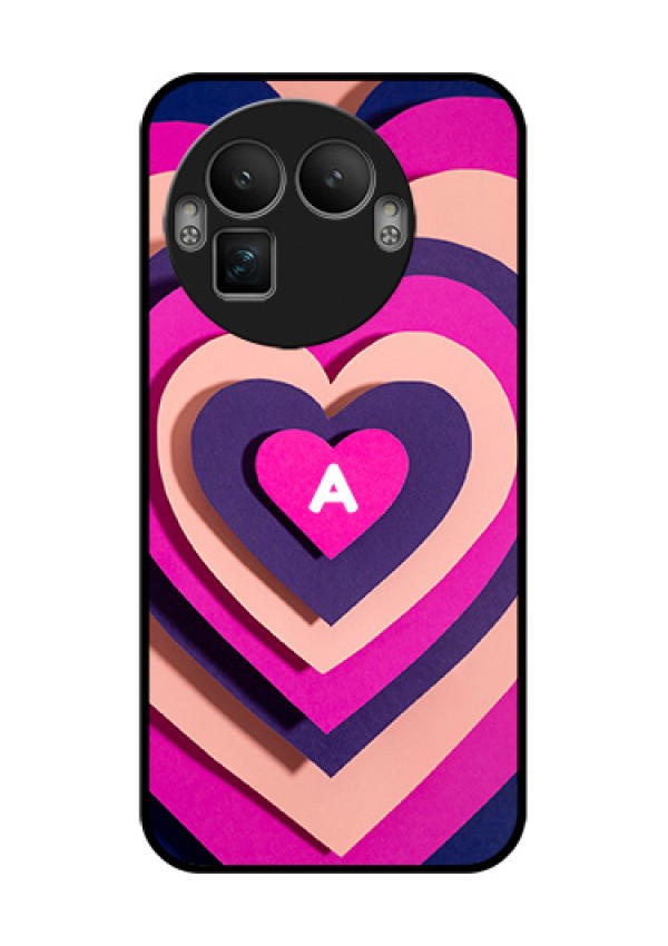 Realme GT 8 Pro Custom Glass Phone Case - Cute Heart Pattern Design