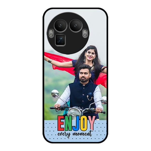 Realme GT 8 Pro Custom Glass Phone Case - Enjoy Every Moment Design Realme GT 8 Pro Custom Glass Phone Case - Enjoy Every Moment Design