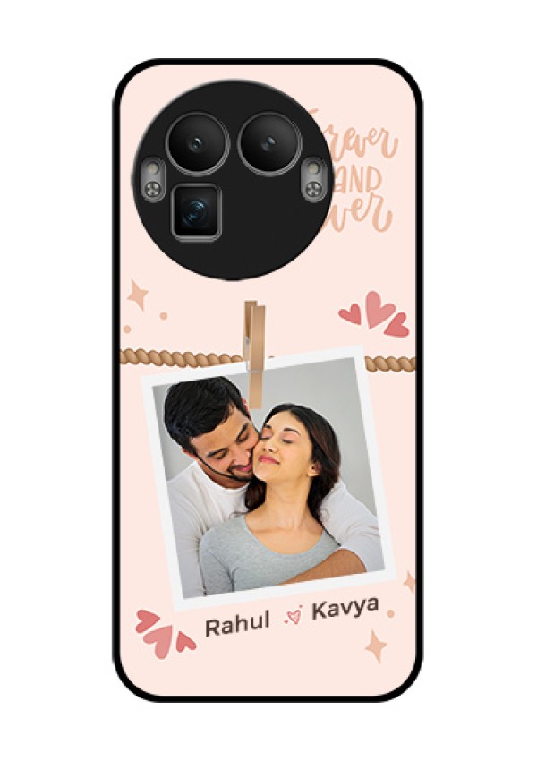 Realme GT 8 Pro Custom Glass Phone Case - Forever And Ever Love Design