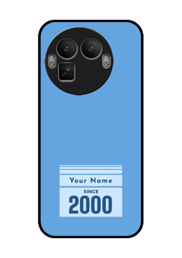 Realme GT 8 Pro Custom Glass Phone Case - Custom Year Of Birth Design