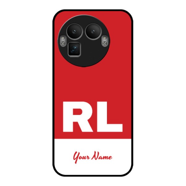 Realme GT 8 Pro Custom Glass Phone Case - Dual Tone Custom Text Design Realme GT 8 Pro Custom Glass Phone Case - Dual Tone Custom Text Design