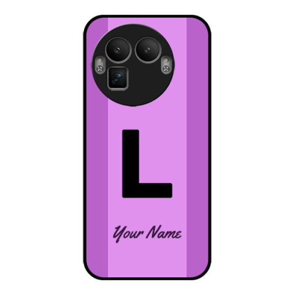Realme GT 8 Pro Custom Glass Phone Case - Tricolor Custom Text Design Realme GT 8 Pro Custom Glass Phone Case - Tricolor Custom Text Design