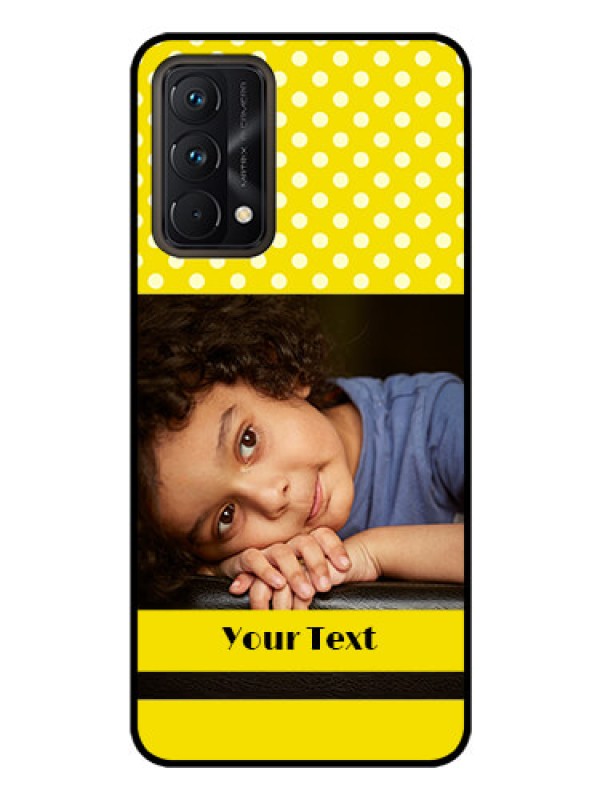 Custom Realme GT Master Custom Glass Phone Case - Bright Yellow Case Design