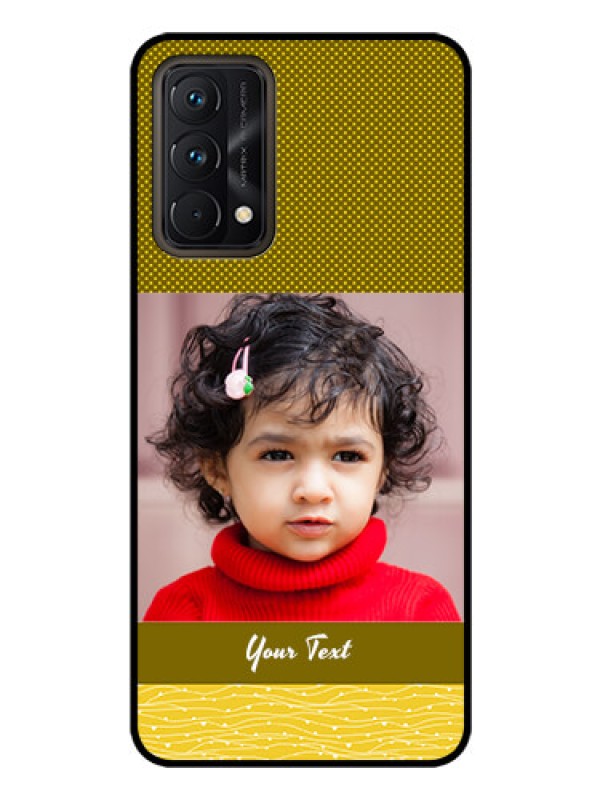 Custom Realme GT Master Custom Glass Phone Case - Simple Green Color Design