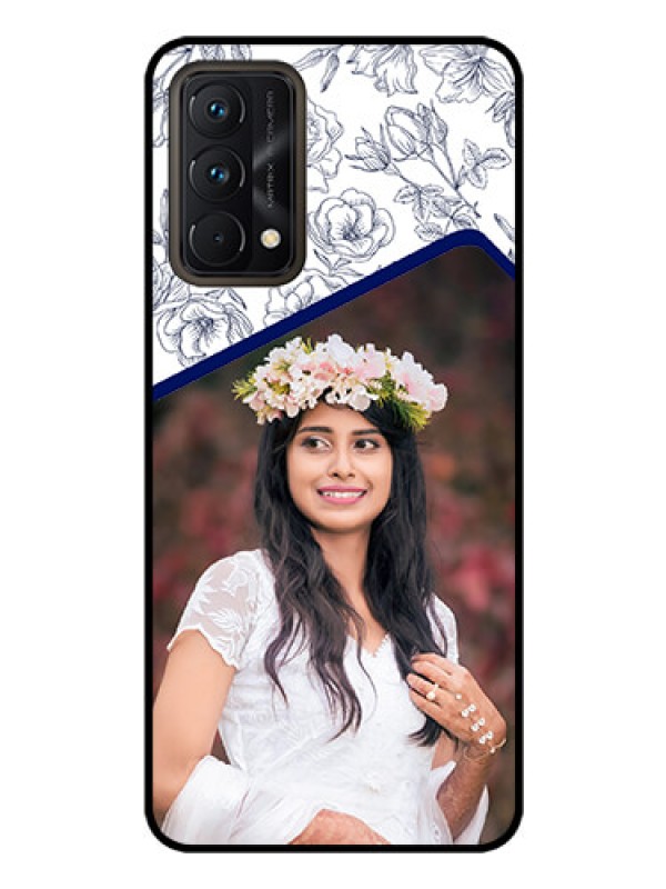 Custom Realme GT Master Personalized Glass Phone Case - Premium Floral Design