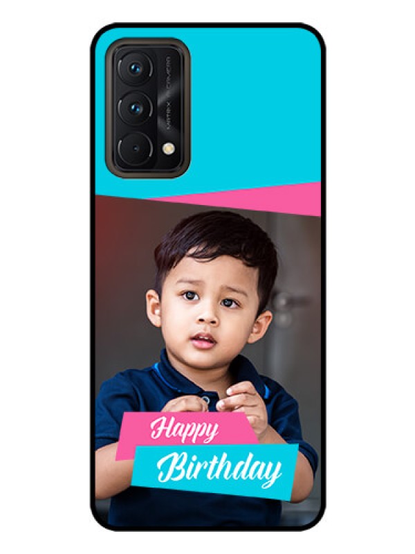 Custom Realme GT Master Personalized Glass Phone Case - Image Holder with 2 Color Design