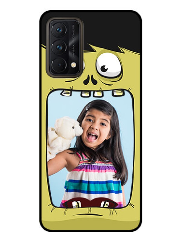 Custom Realme GT Master Personalized Glass Phone Case - Cartoon monster back case Design