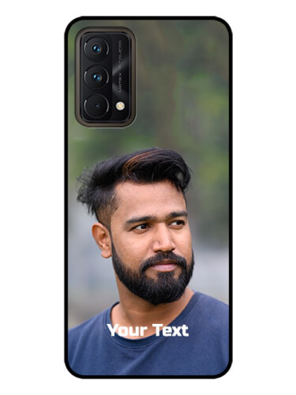 Custom Realme GT Master Glass Mobile Cover: Photo with Text