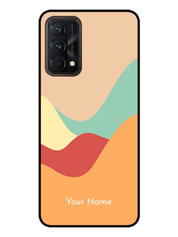 Custom Realme Gt Master Edition Personalized Glass Phone Case - Ocean Waves Multi-colour Design