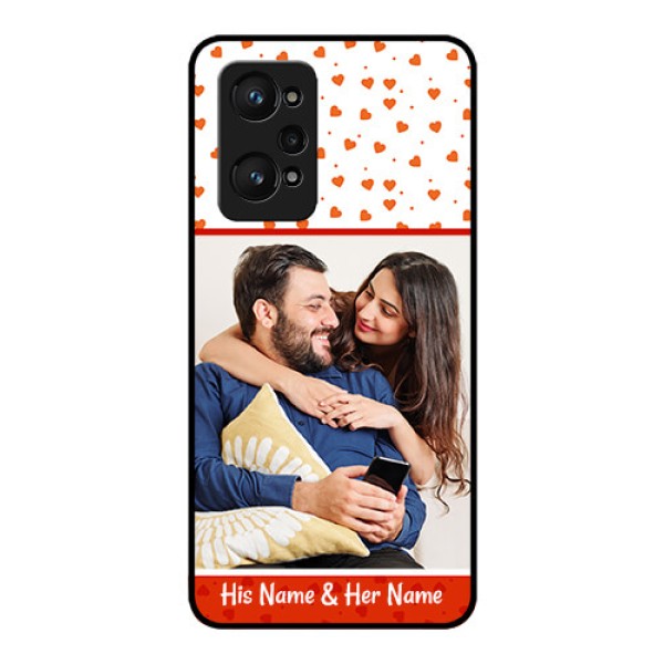 realme GT Neo 2 5G Custom Glass Phone Case - Orange Love Symbol Design