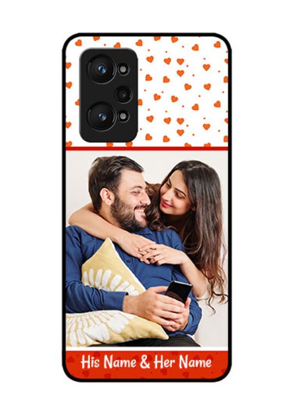 realme GT Neo 2 5G Custom Glass Phone Case - Orange Love Symbol Design