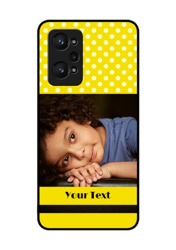 realme GT Neo 2 5G Custom Glass Phone Case - Bright Yellow Case Design