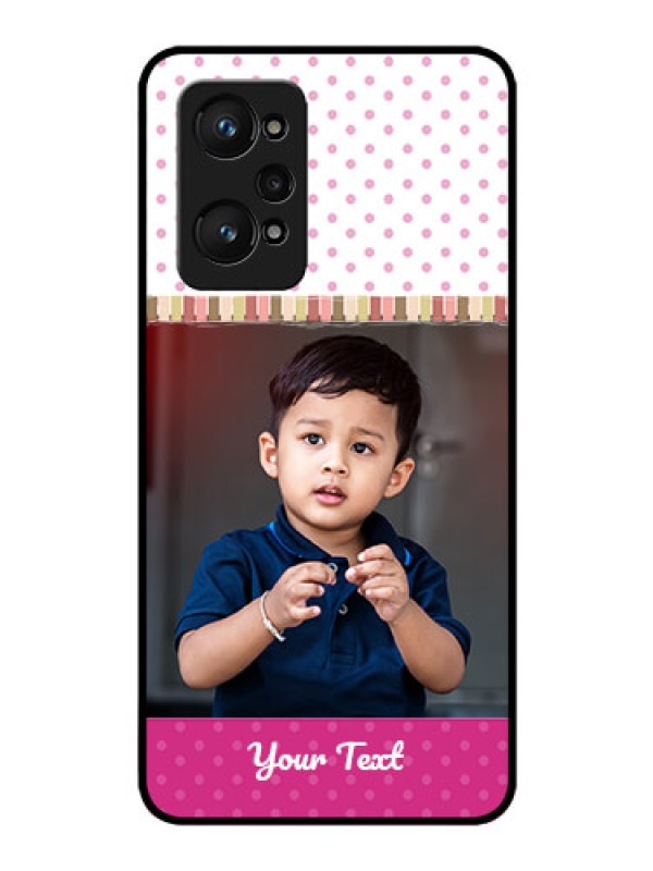 Custom realme GT Neo 2 5G Photo Printing on Glass Case - Cute Girls Cover Design