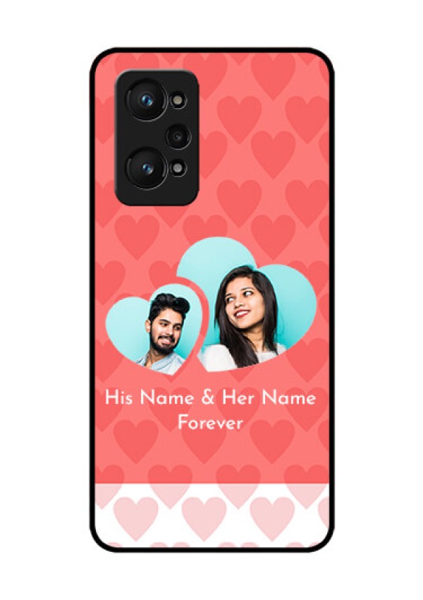realme GT Neo 2 5G Personalized Glass Phone Case - Couple Pic Upload Design