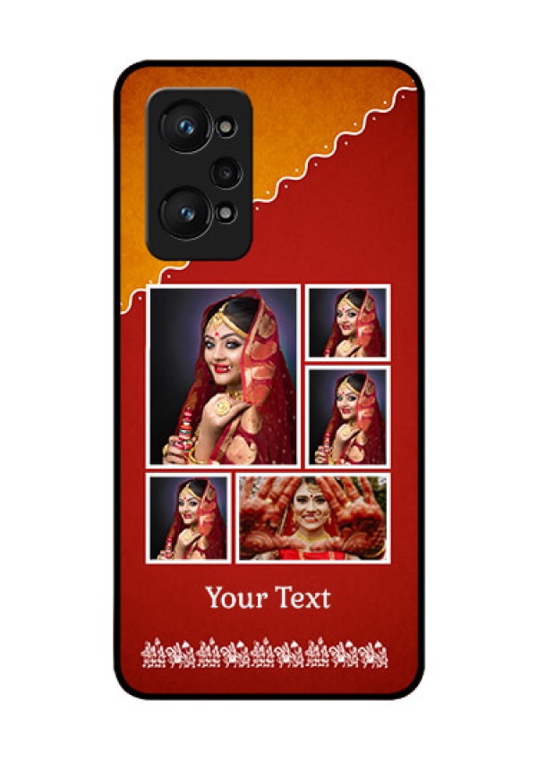 realme GT Neo 2 5G Personalized Glass Phone Case - Wedding Pic Upload Design