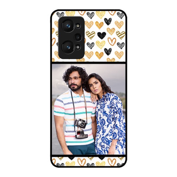 realme GT Neo 2 5G Photo Printing on Glass Case - Love Symbol Design