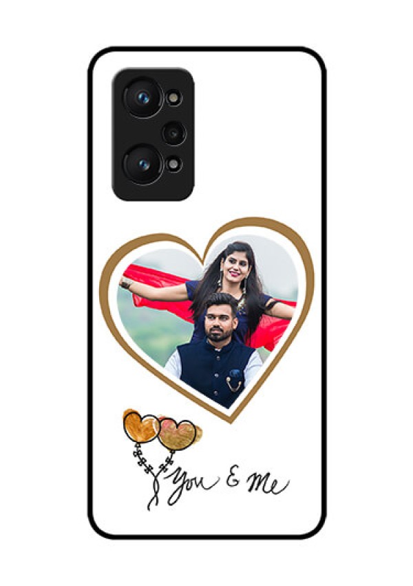 realme GT Neo 2 5G Custom Glass Mobile Case - You & Me Design