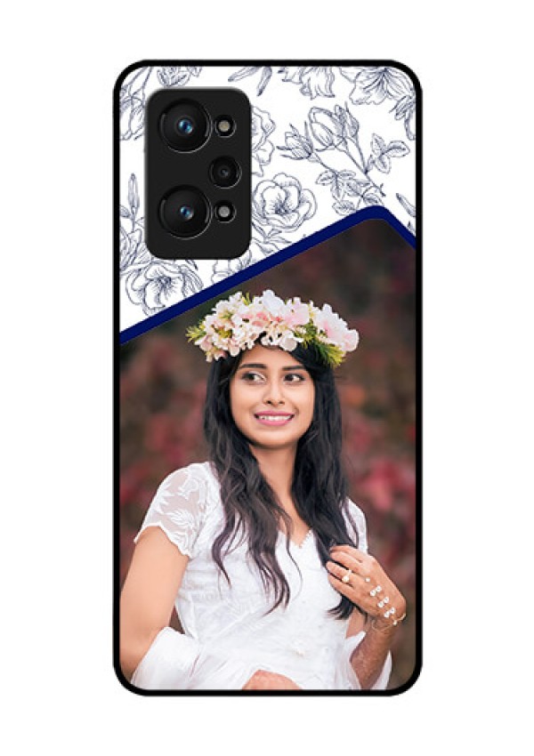 realme GT Neo 2 5G Personalized Glass Phone Case - Premium Floral Design