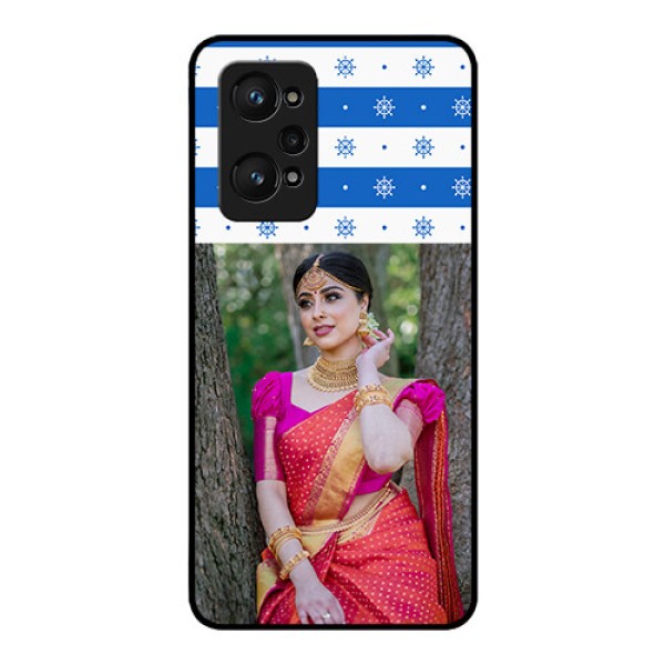 realme GT Neo 2 5G Photo Printing on Glass Case - Snow Pattern Design