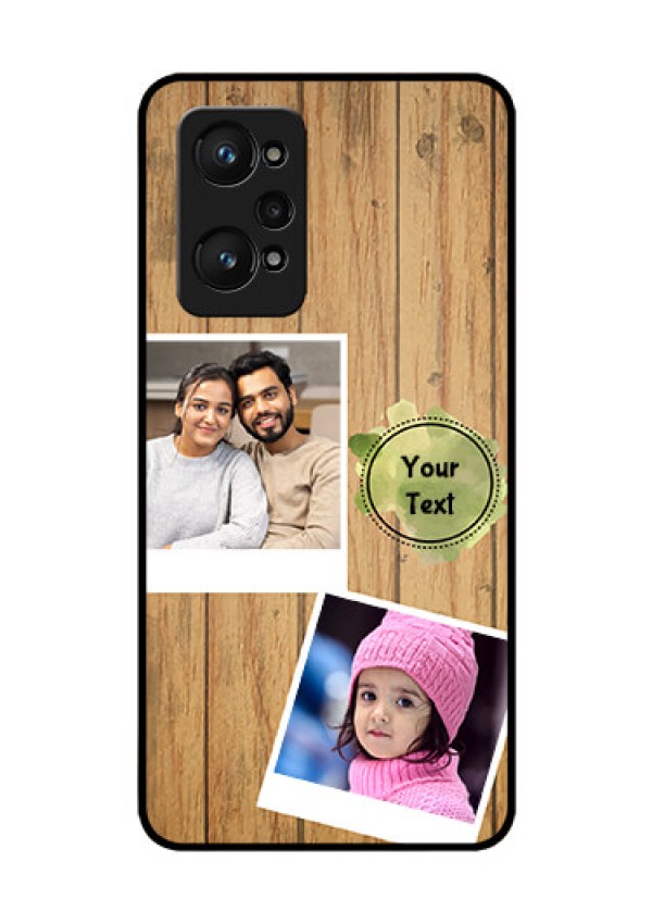 realme GT Neo 2 5G Custom Glass Phone Case - Wooden Texture Design