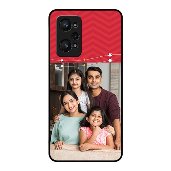 realme GT Neo 2 5G Personalized Glass Phone Case - Happy Family Design